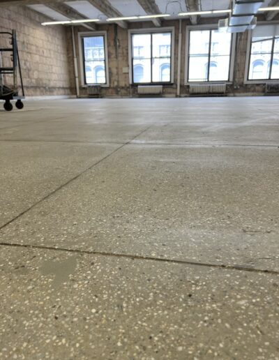 A Concrete floor